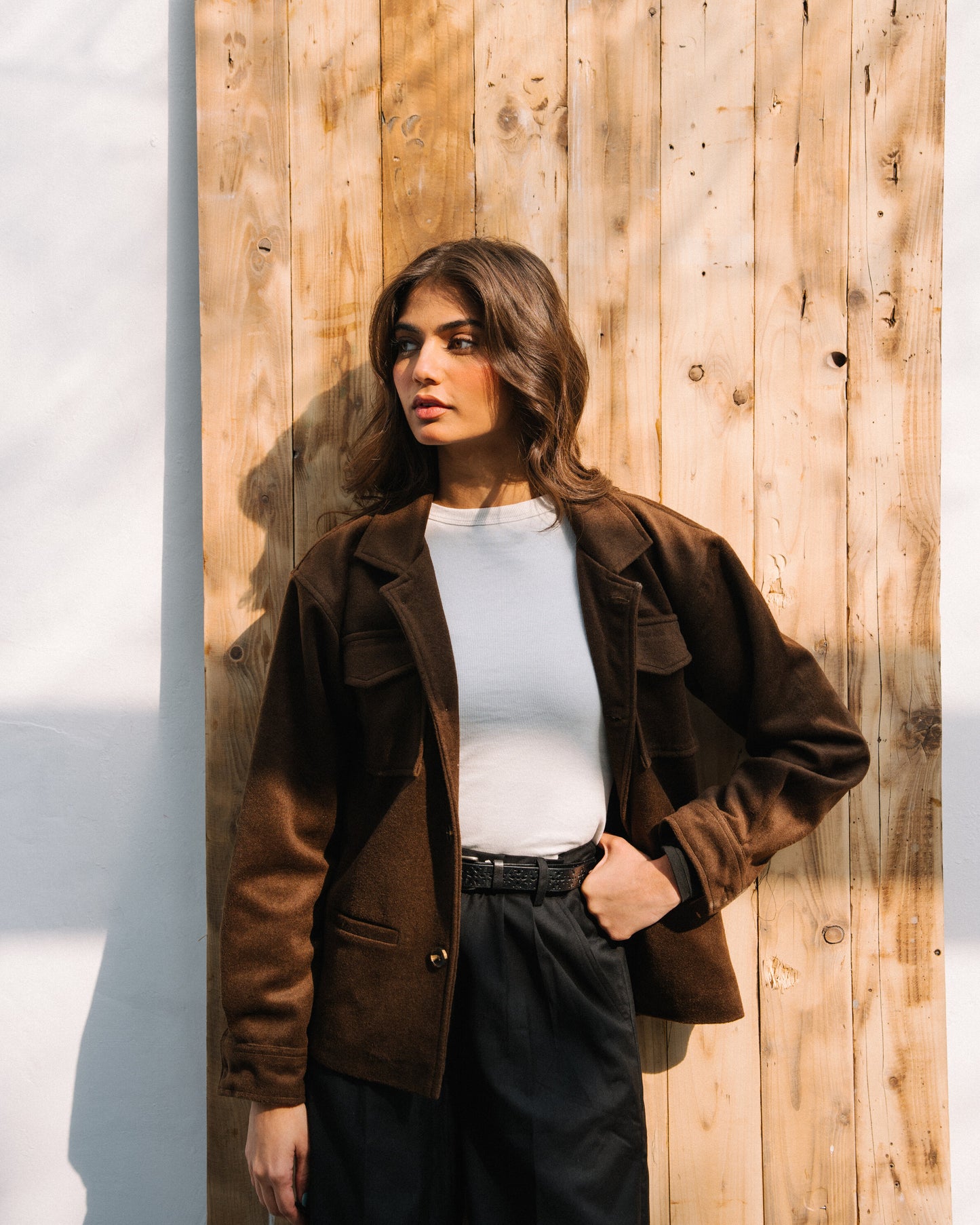 Brown Jacket WOOL