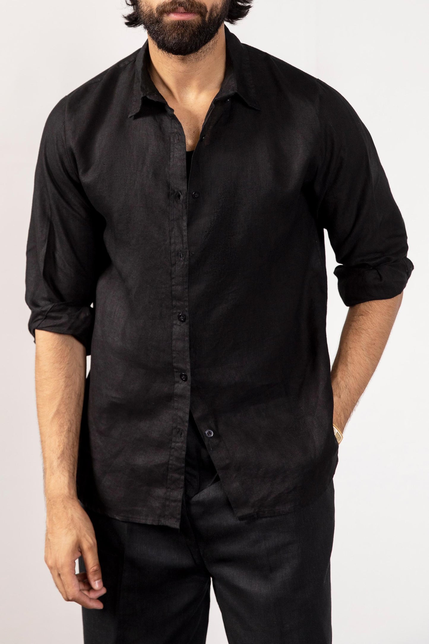 Grey Button down shirt
