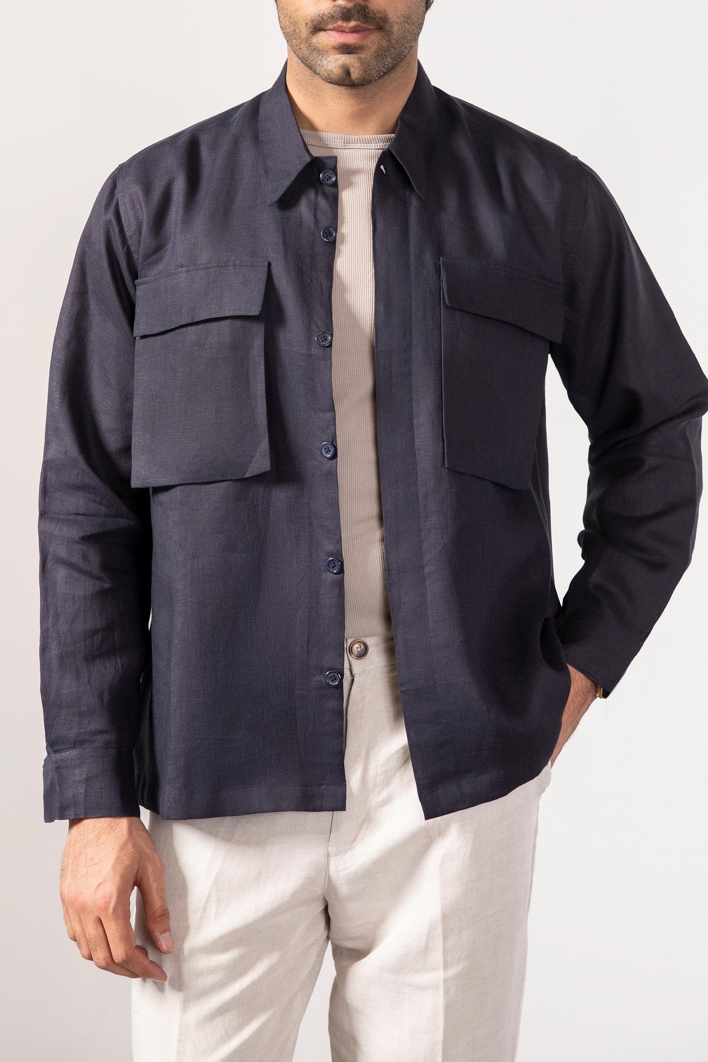 Olive Green Overshirt