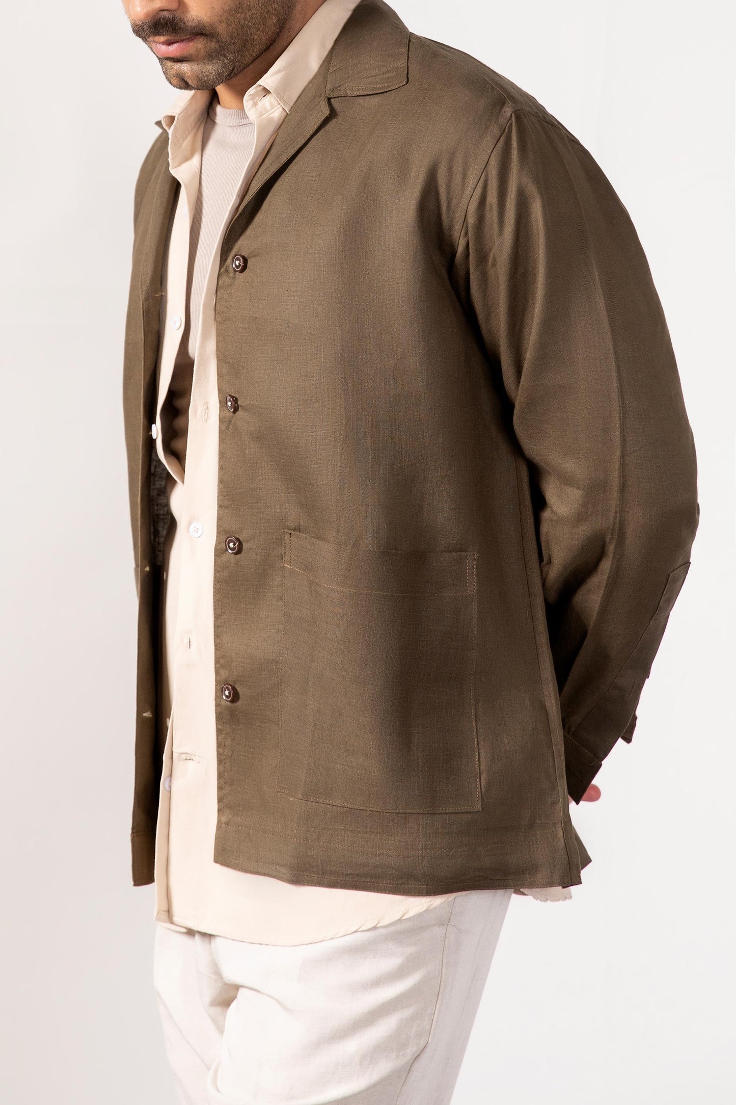 Olive Green Overshirt