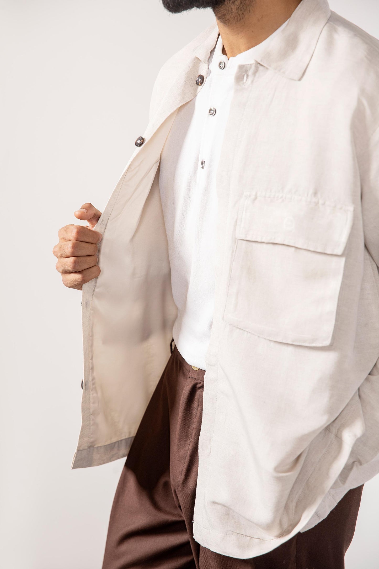 Beige Overshirt