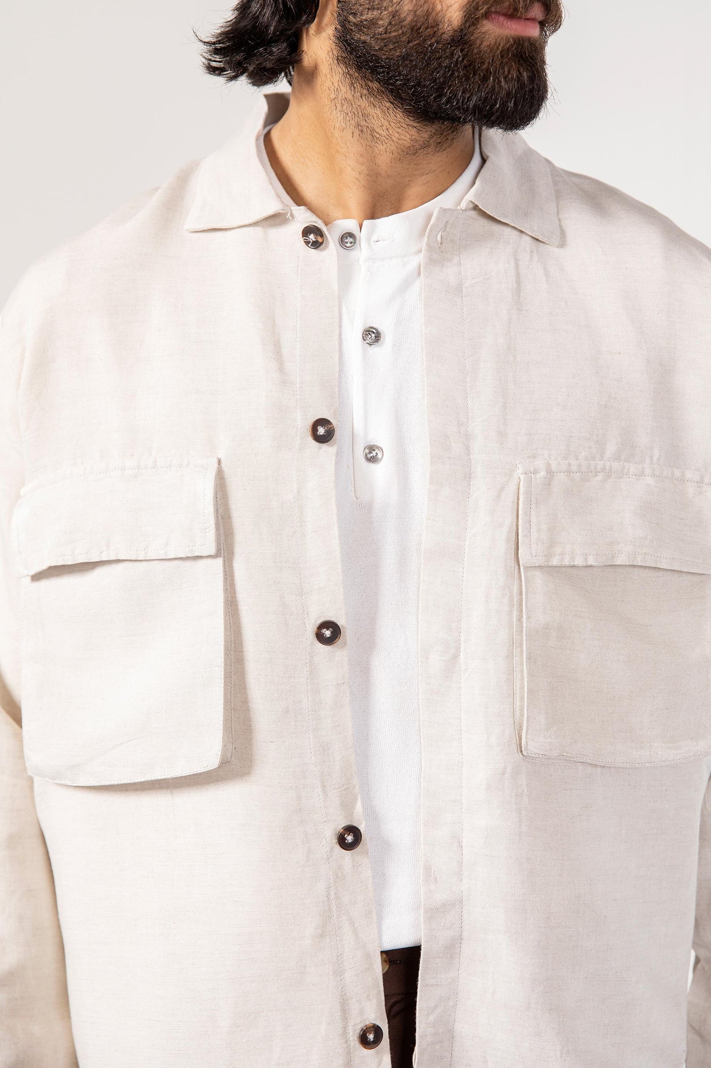 Beige Overshirt
