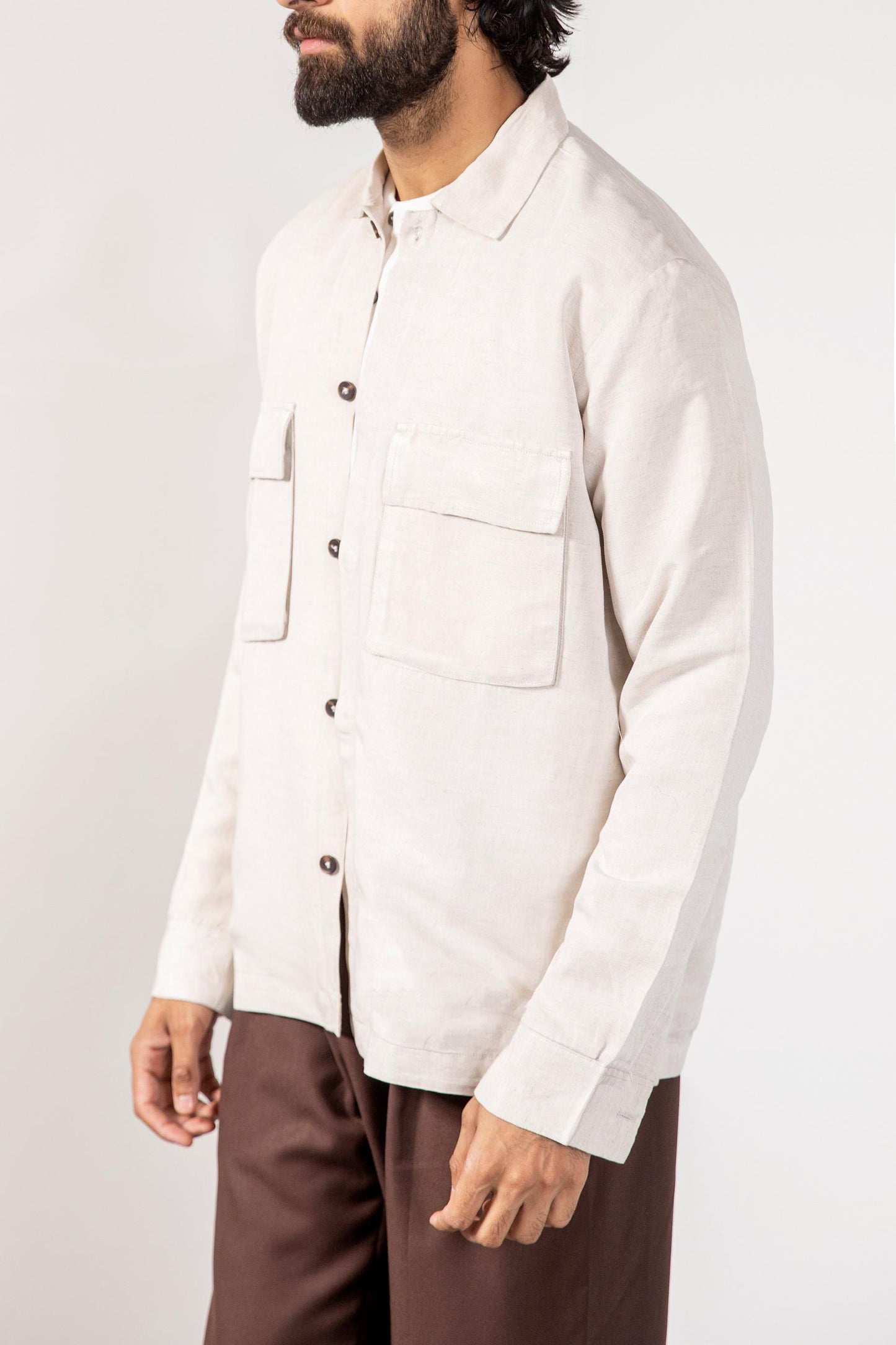 Beige Overshirt