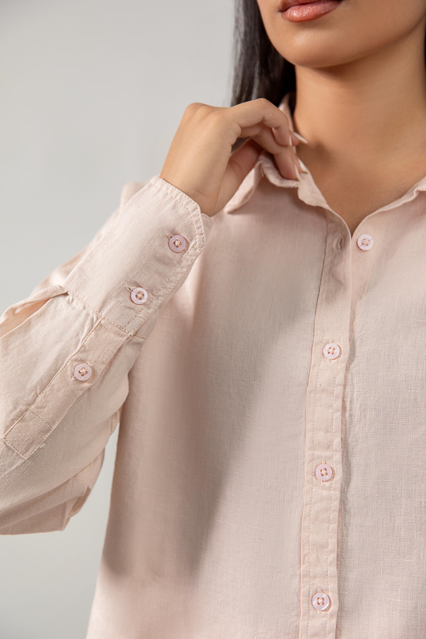 Petal Relaxed Fit Linen Shirt