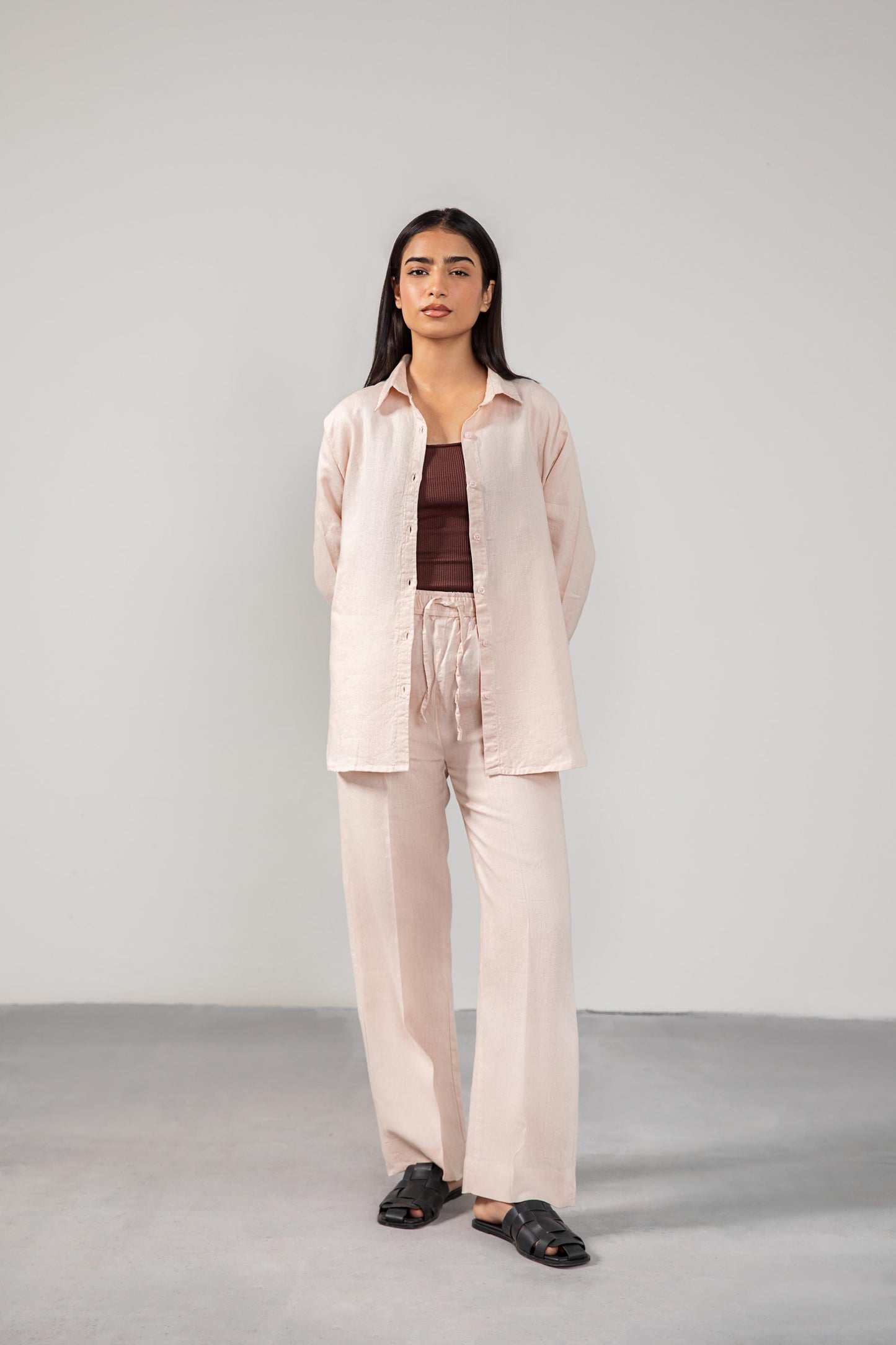 Petal Relaxed Fit Linen Shirt