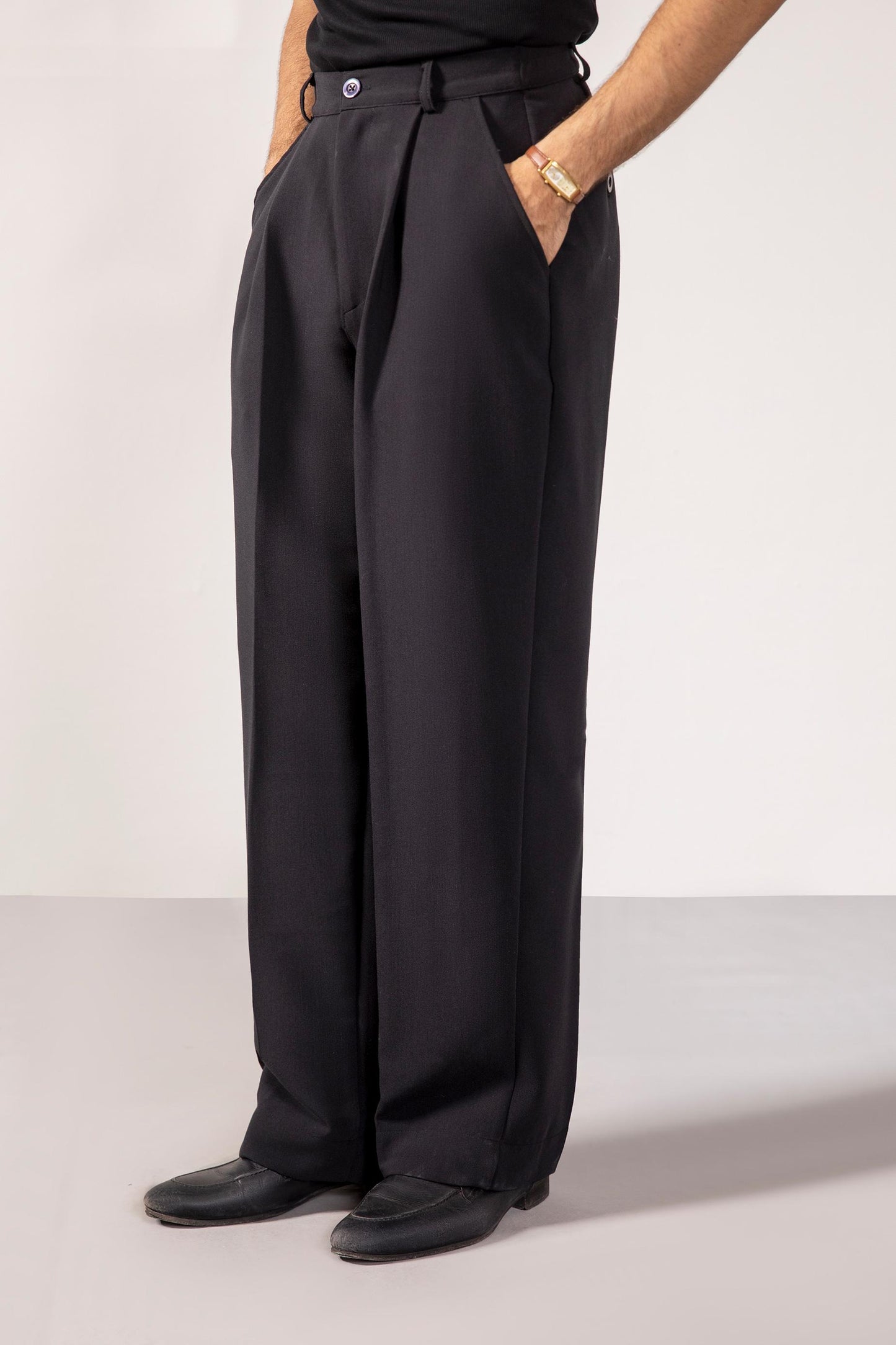 Beige Korean blended Pants