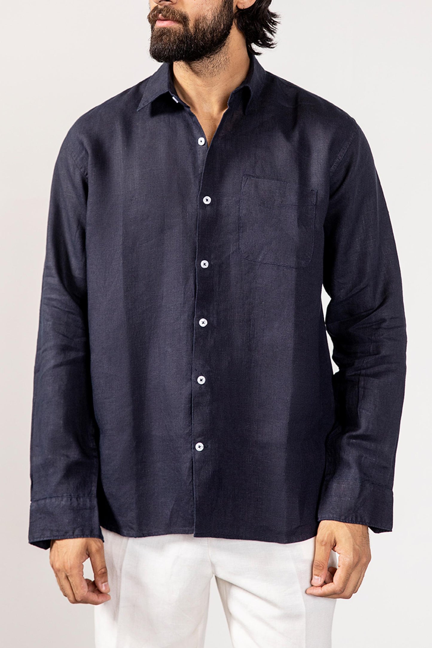 Grey Button down shirt