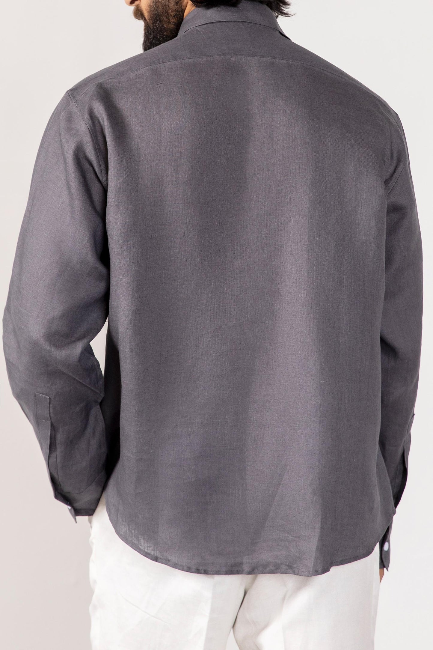 Grey Button down shirt