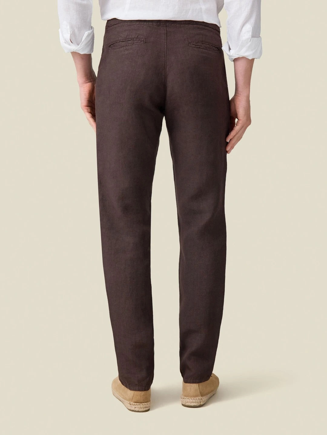 Brown linen Trouser