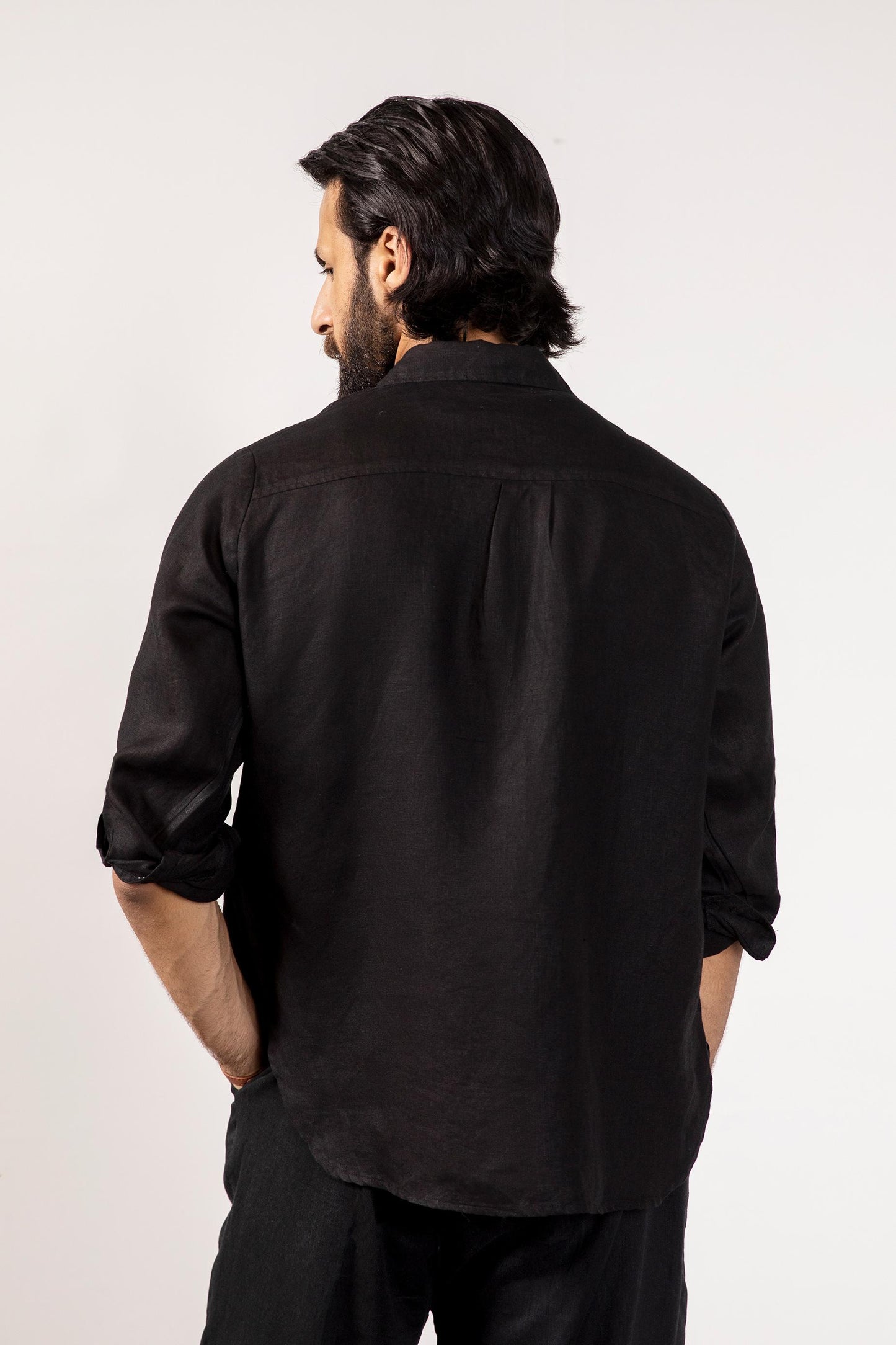 Black Button down shirt