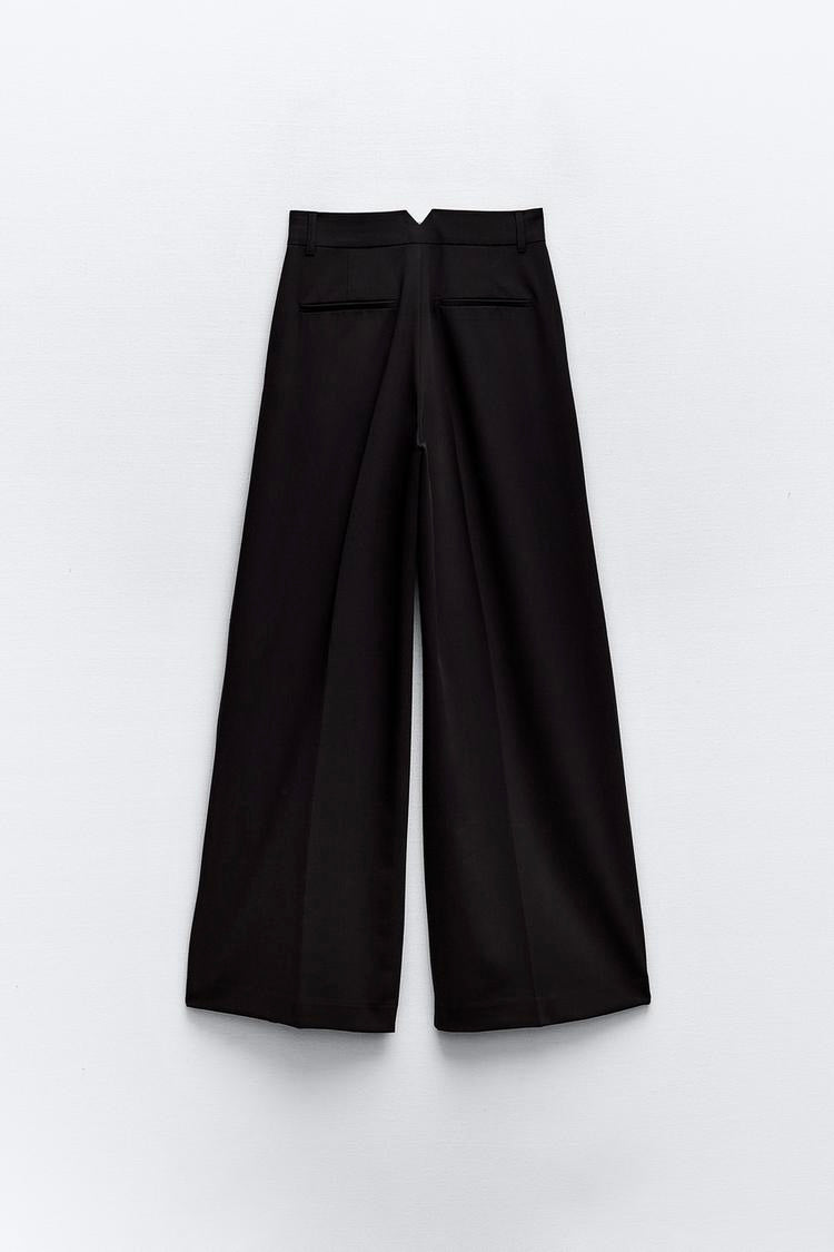 Black Tailored Wide-leg Pant