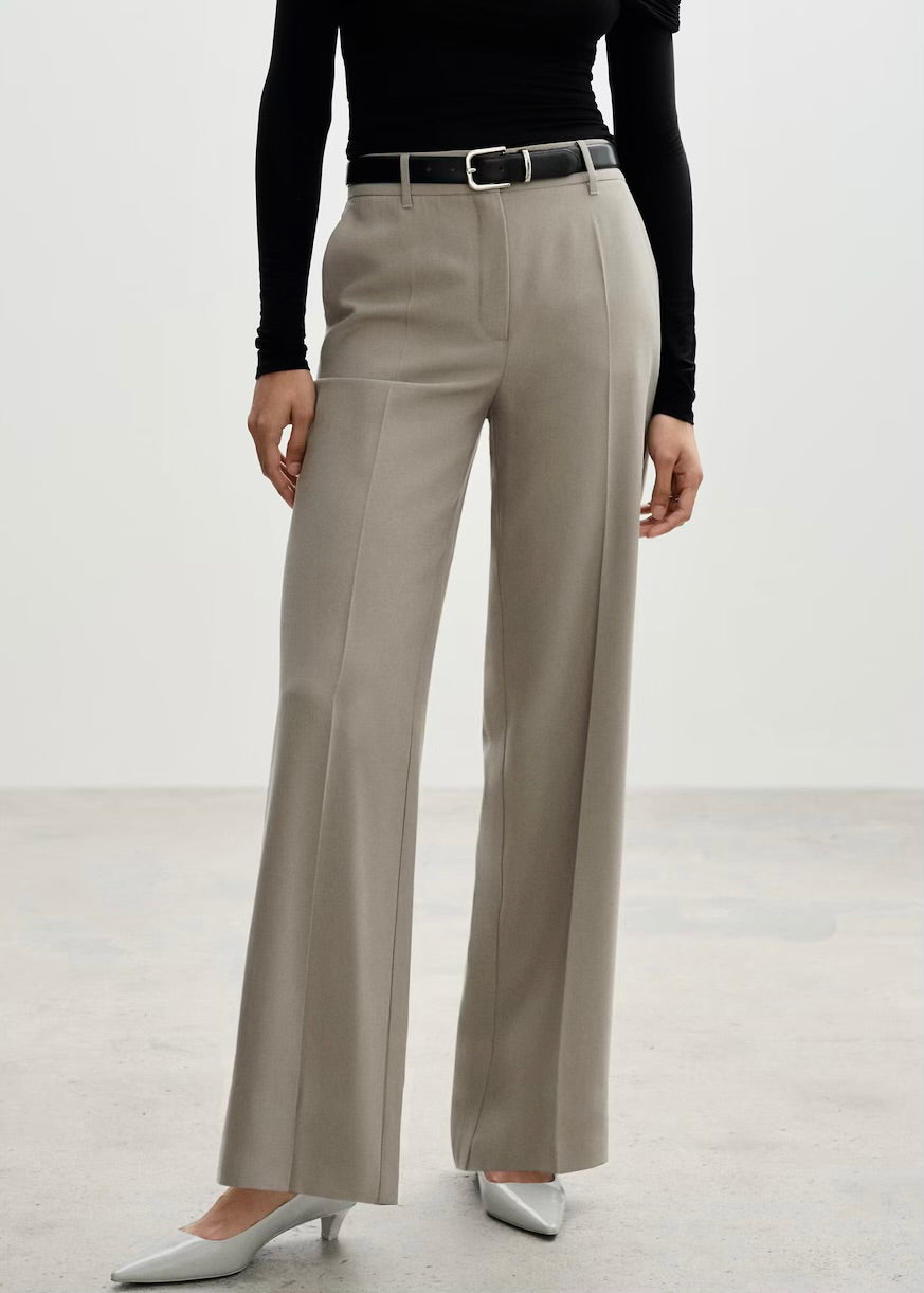 Straight suit trousers