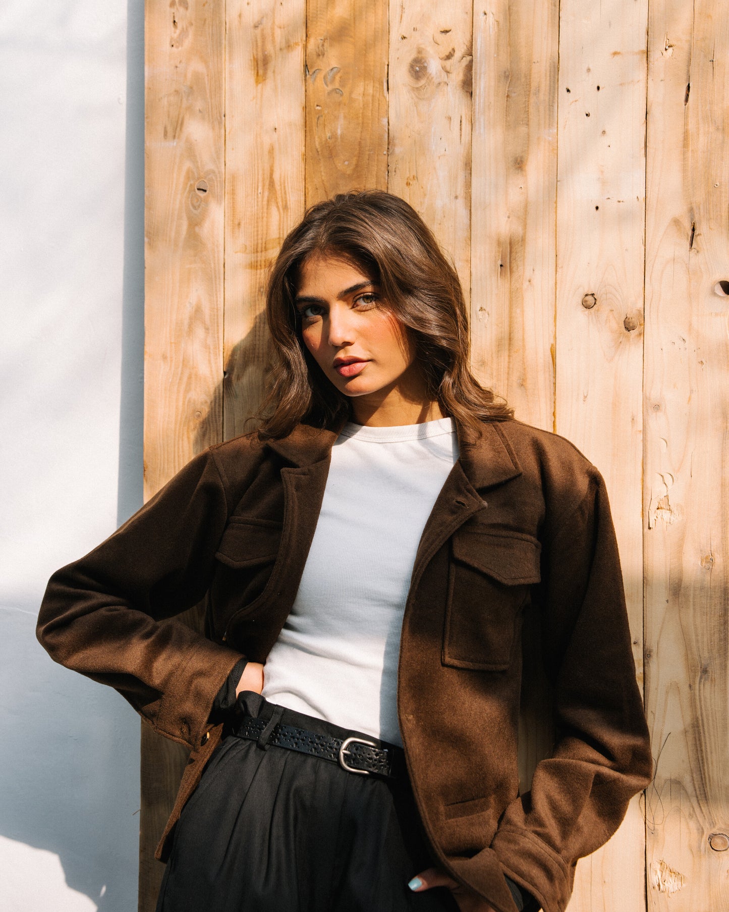 Brown Jacket WOOL