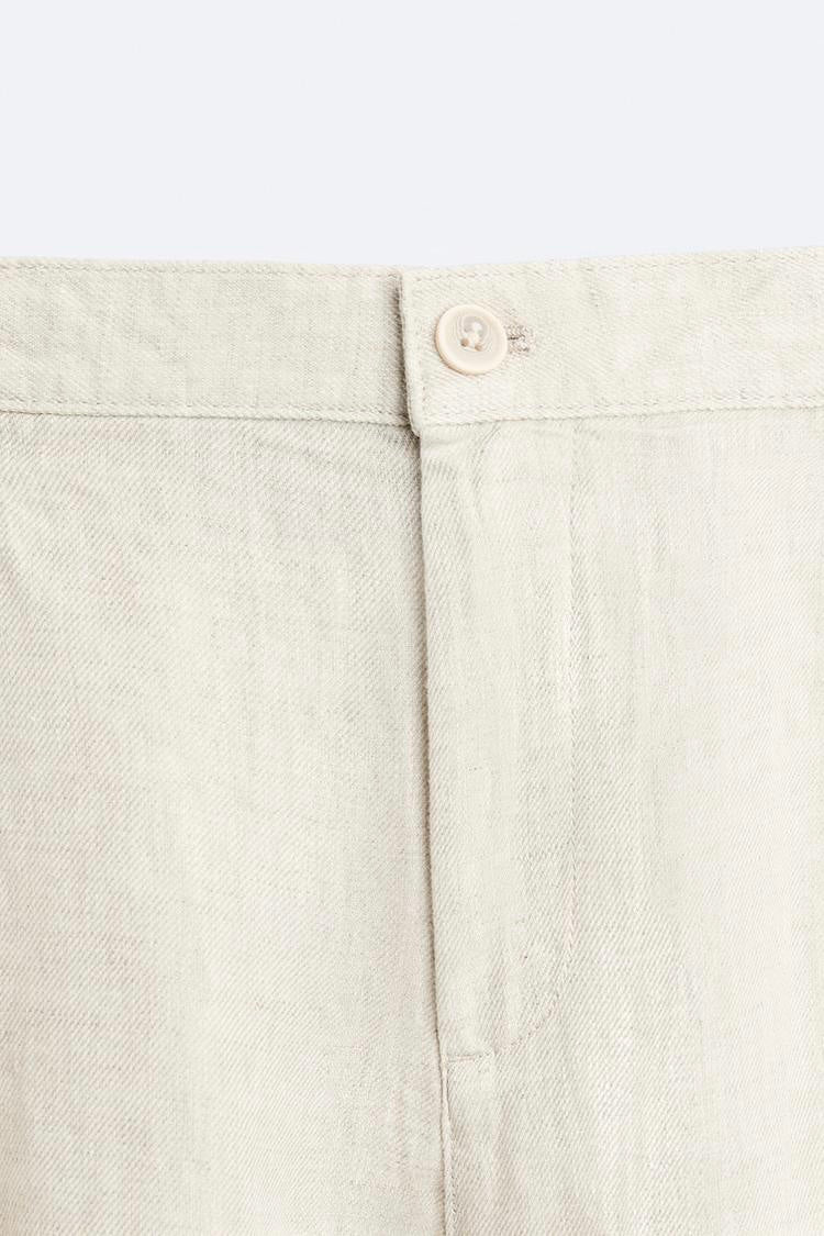 Linen Blended Straight fit Pant