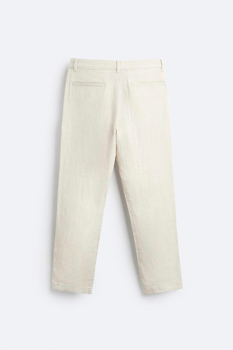 Linen Blended Straight fit Pant