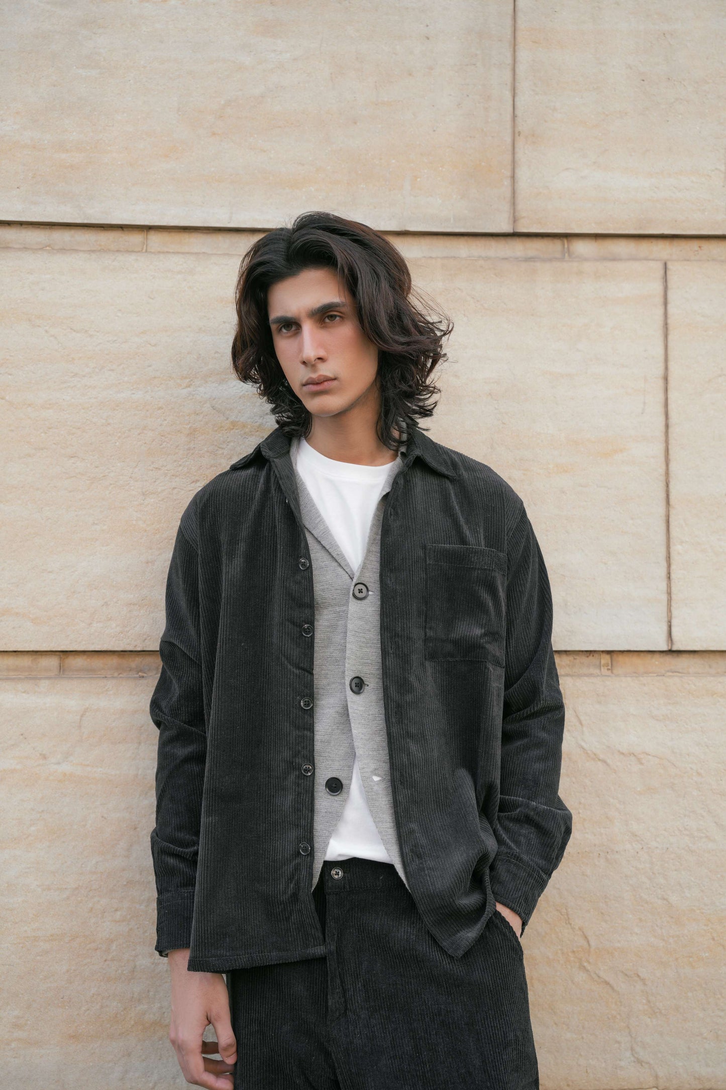 Emerald Corduroy Shirt