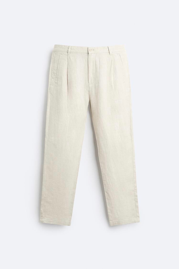 Linen Blended Straight fit Pant