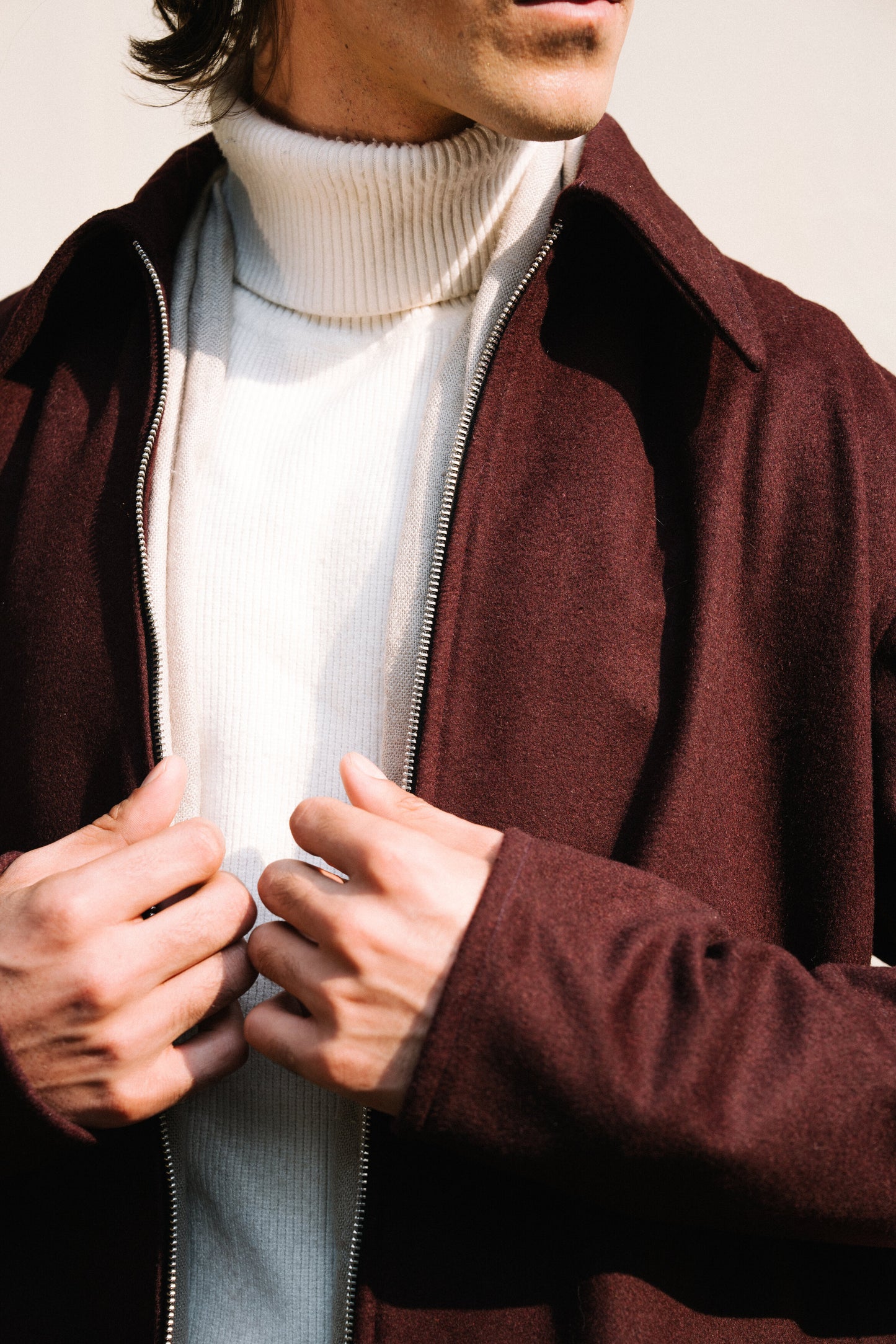 Burgundy Jacket Mens