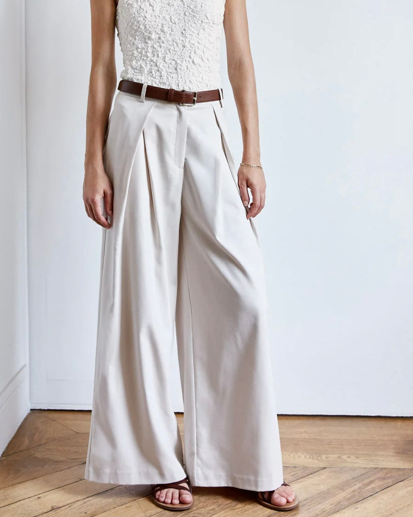 Pleated Pants