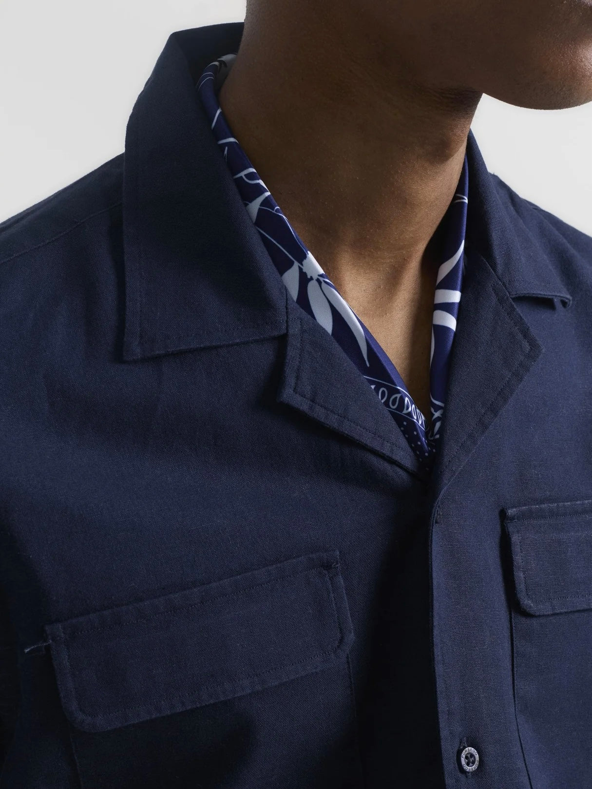 Navy Linen Coordset