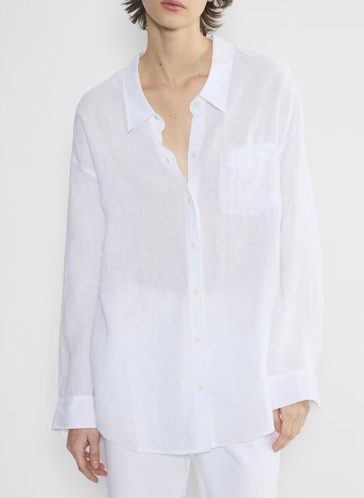 All-Day White Linen Coordset