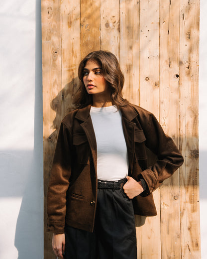 Brown Jacket WOOL