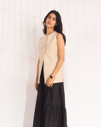 Crewneck waistcoat