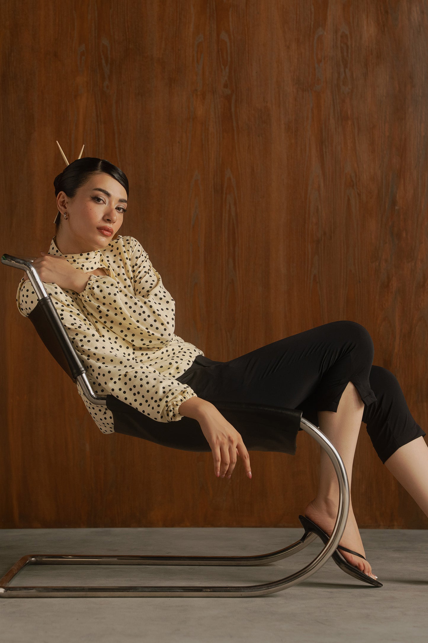 Marilyn Polka Top