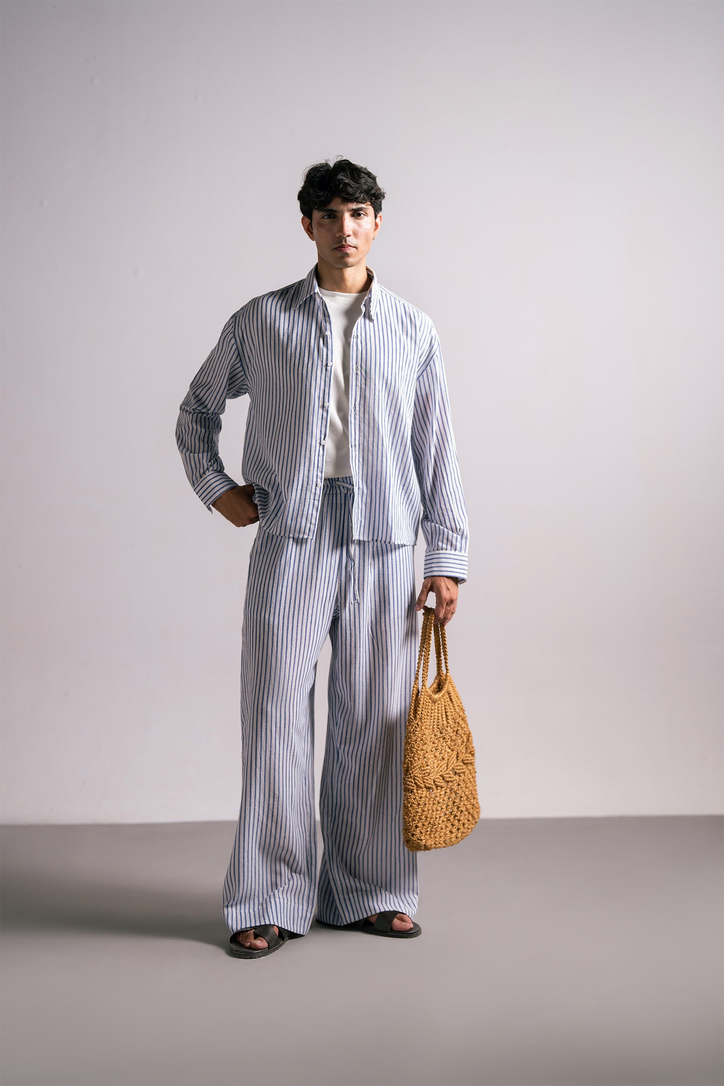 Stripe Linen Coordset