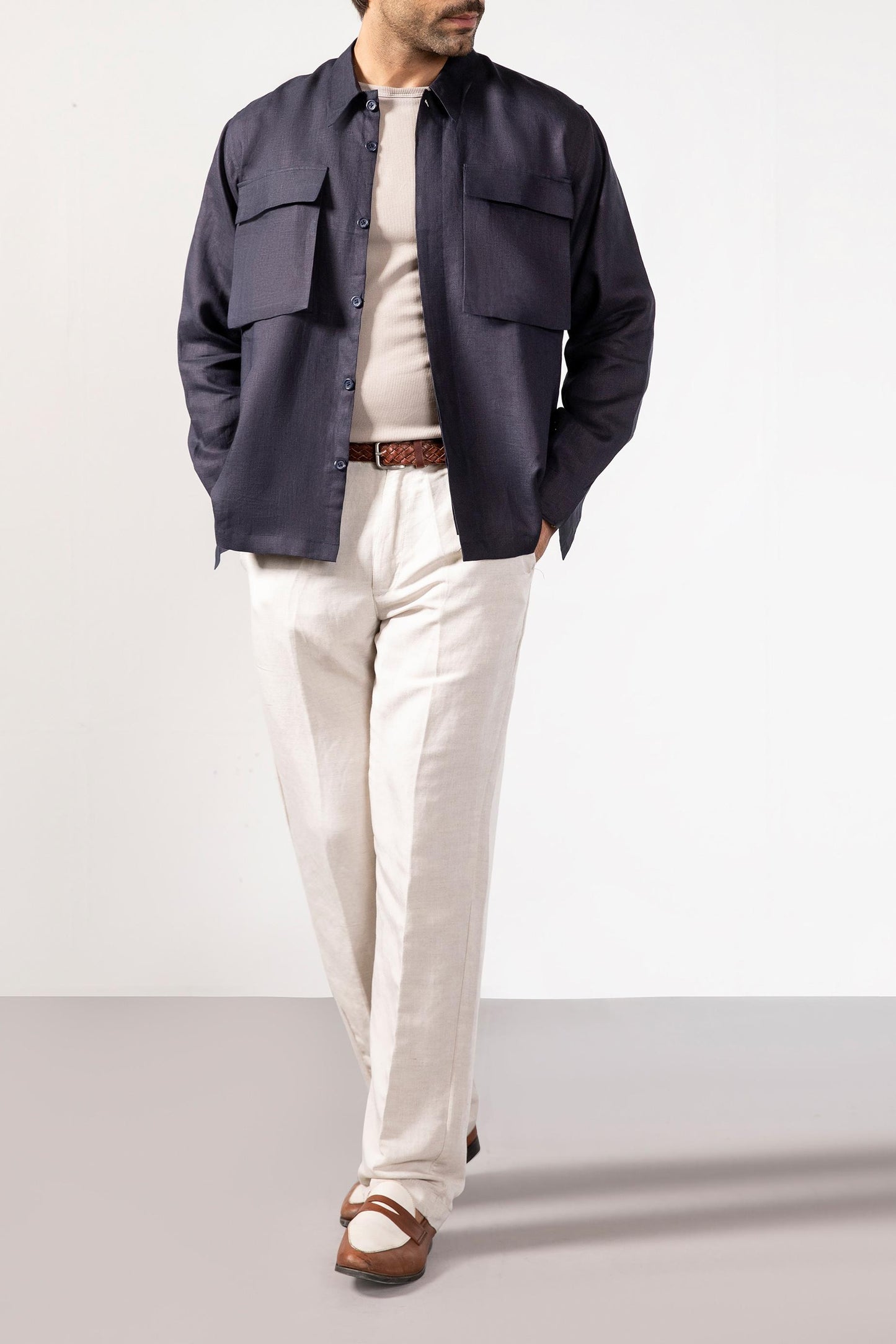 Navy Overshirt
