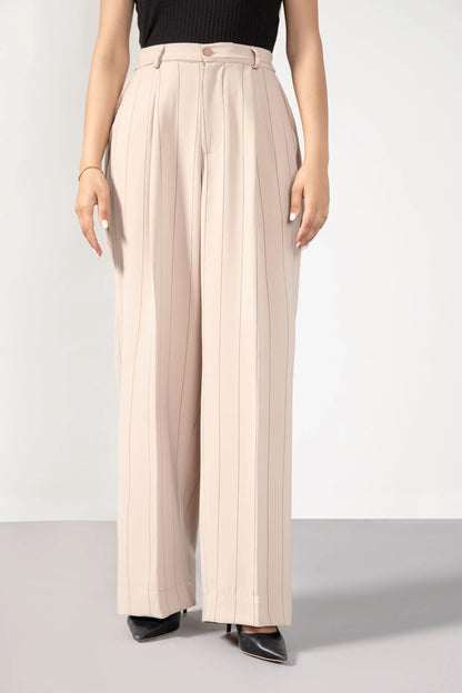 Stripped korean pants