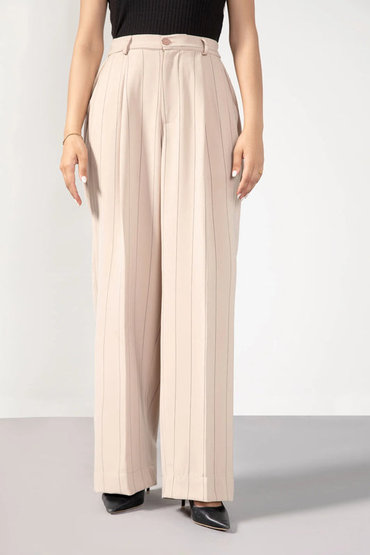 Stripped korean pants