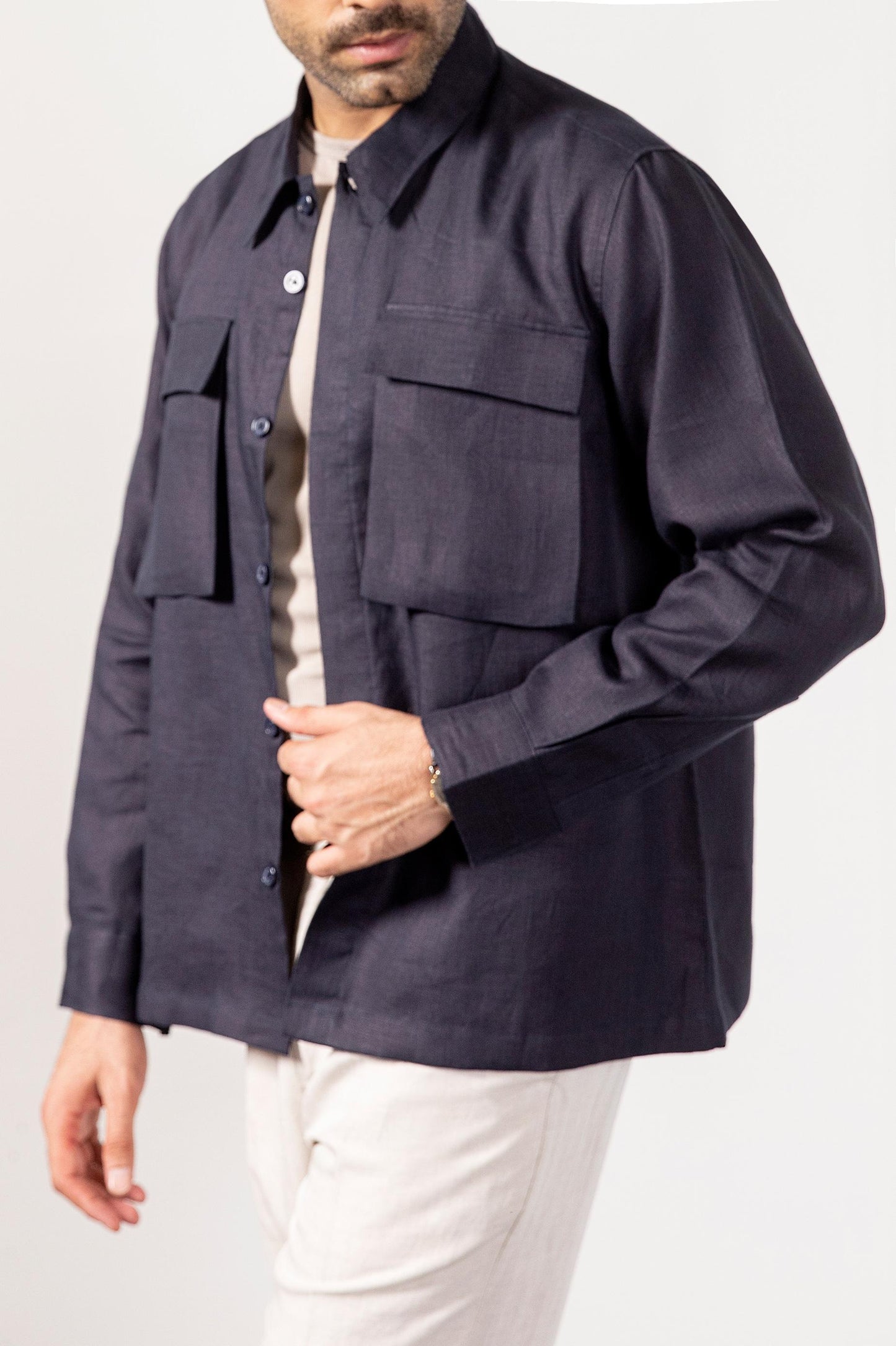 Navy Overshirt