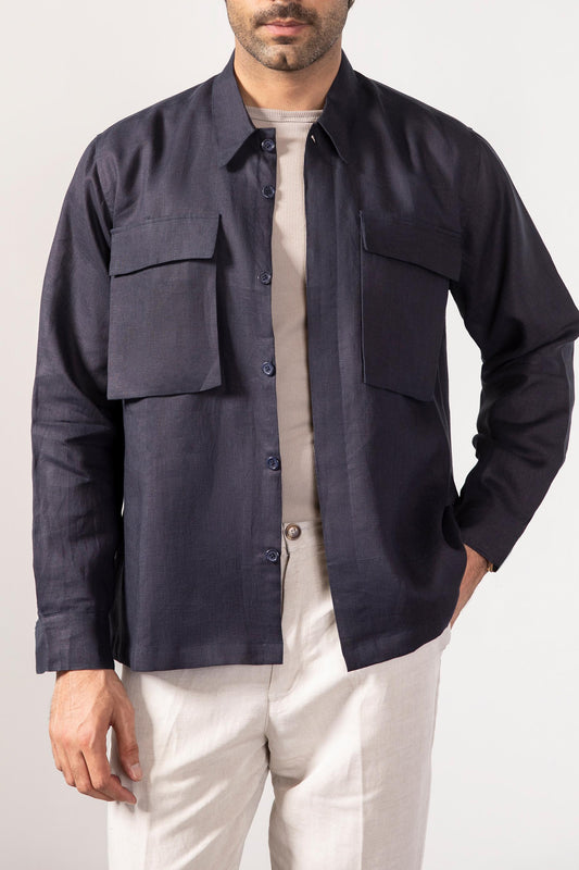 Navy Overshirt