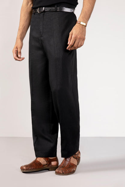 Grey linen trouser