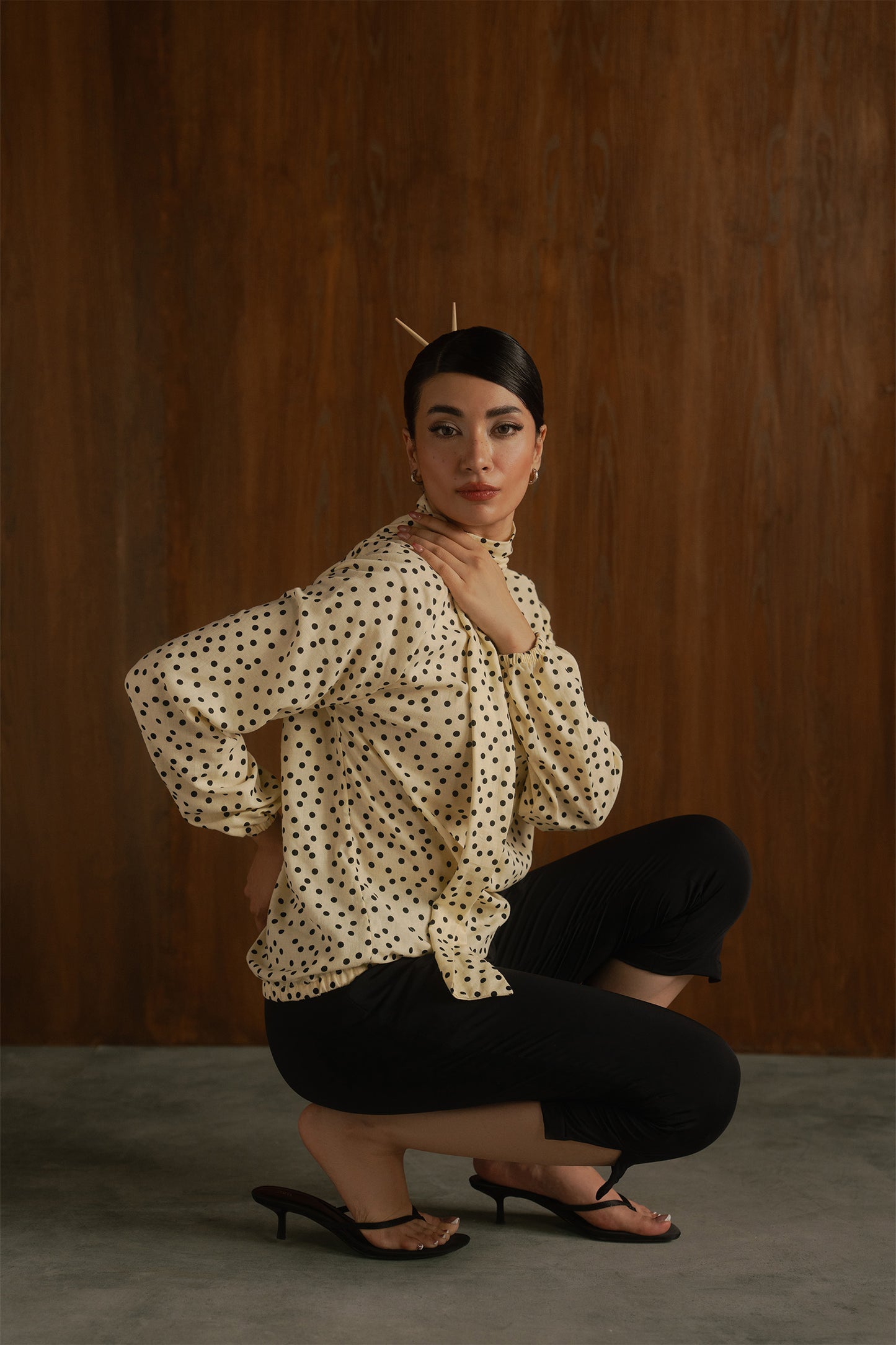 Marilyn Polka Top