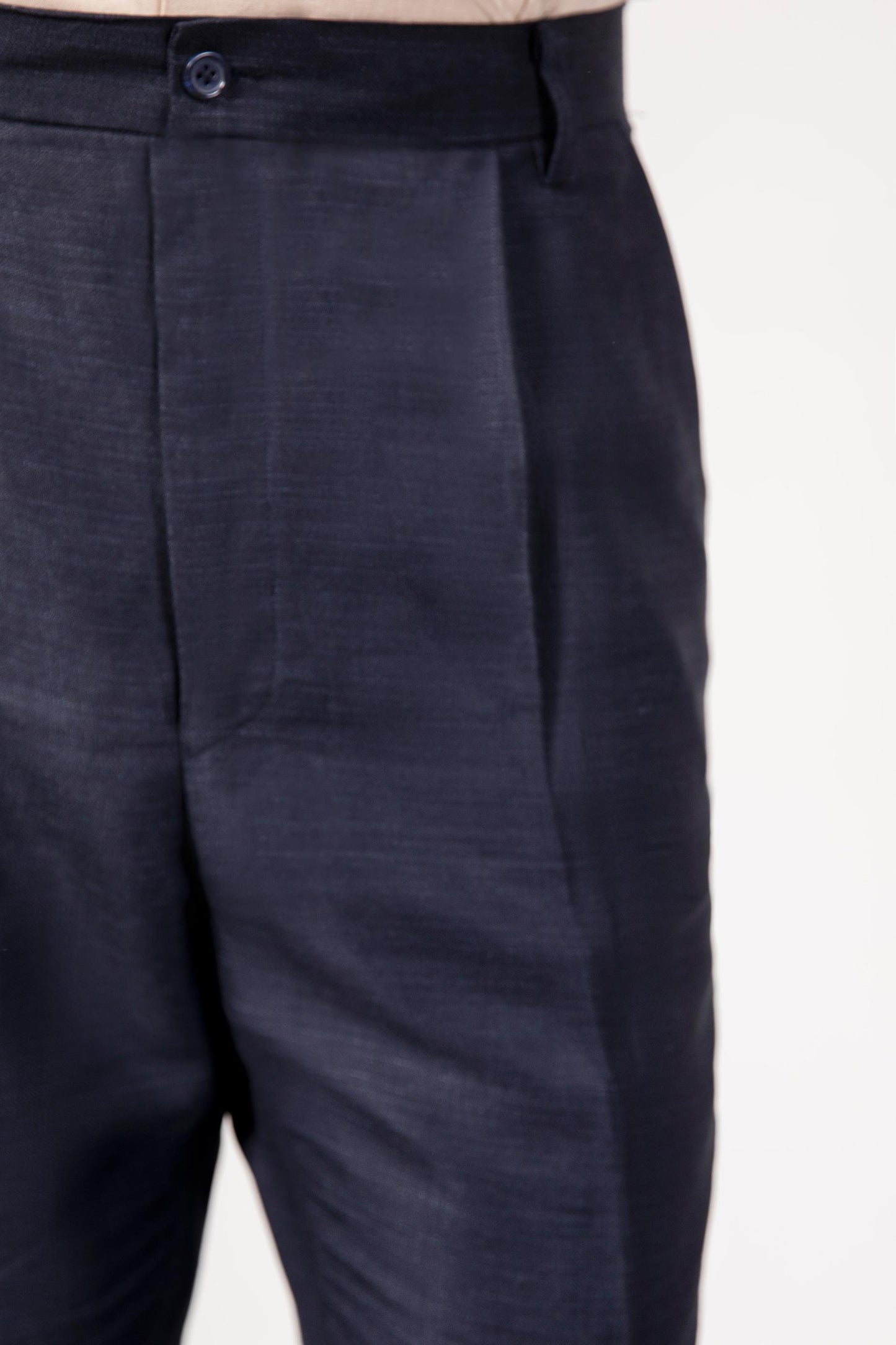 Navy linen pants