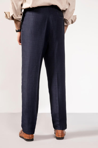 Navy linen pants