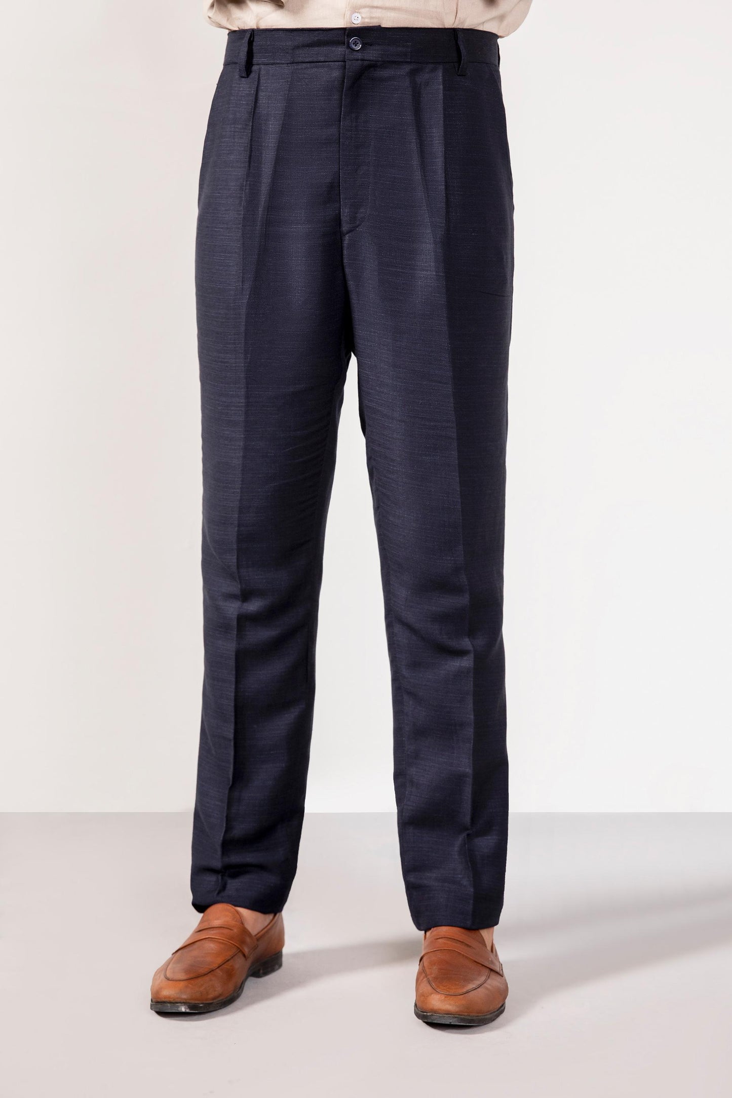 Navy linen pants