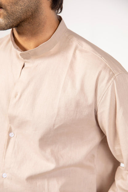 Beige Crewneck Shirt