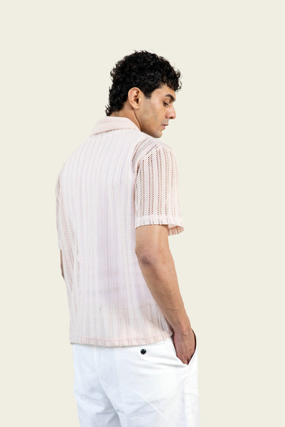 Mesh Knitted Shirt
