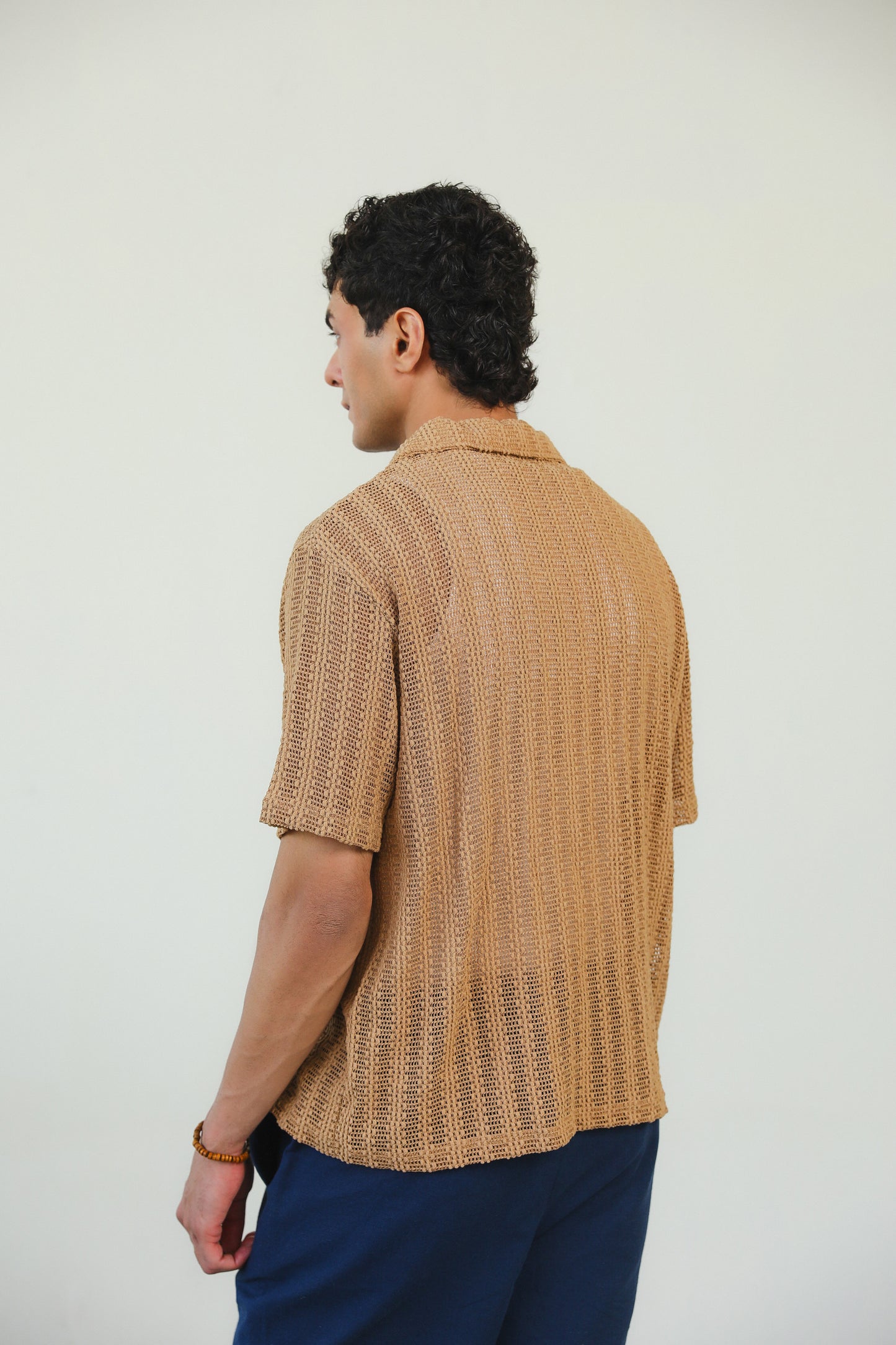 Mesh Knitted Shirt