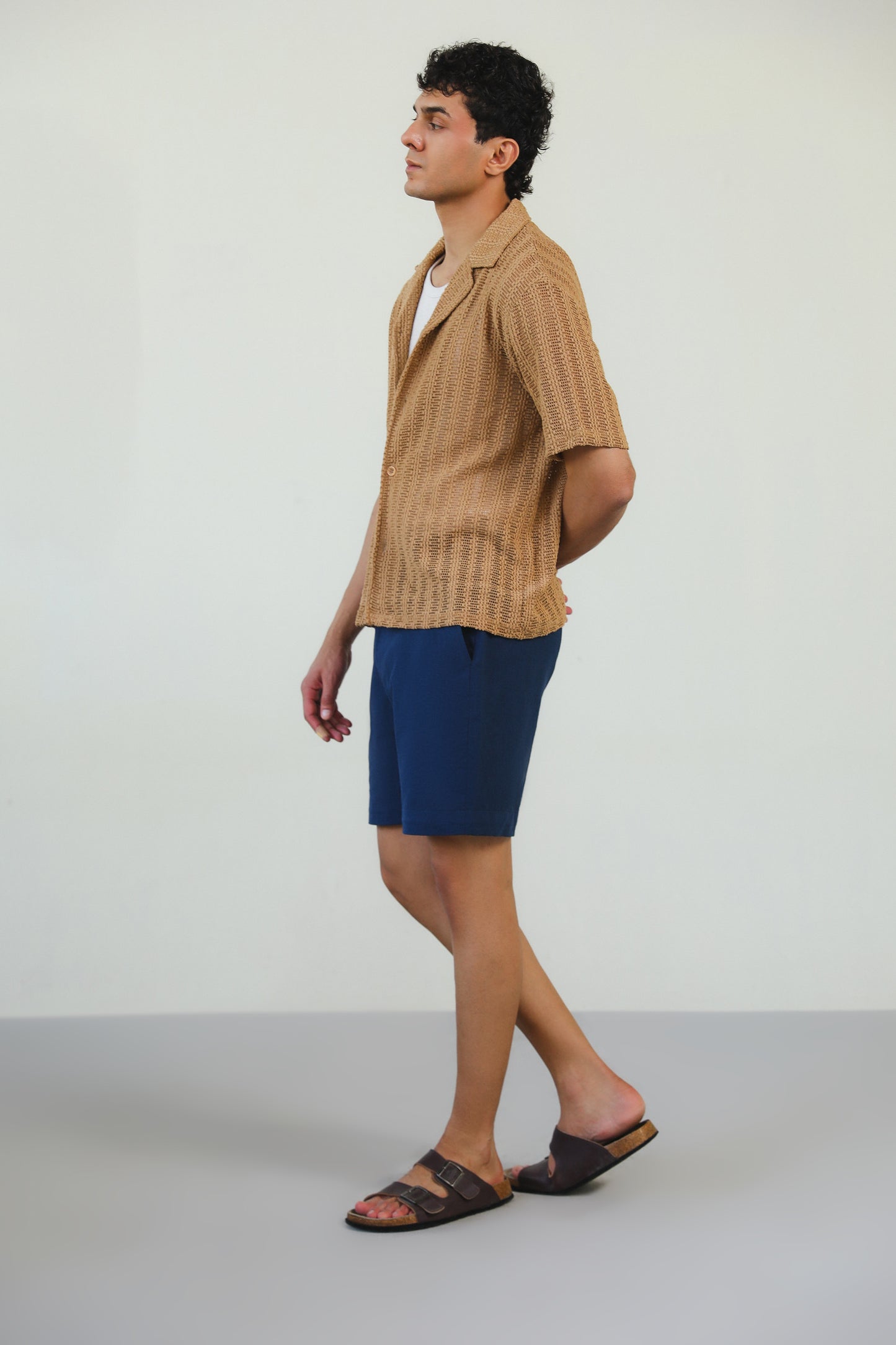 Mesh Knitted Shirt