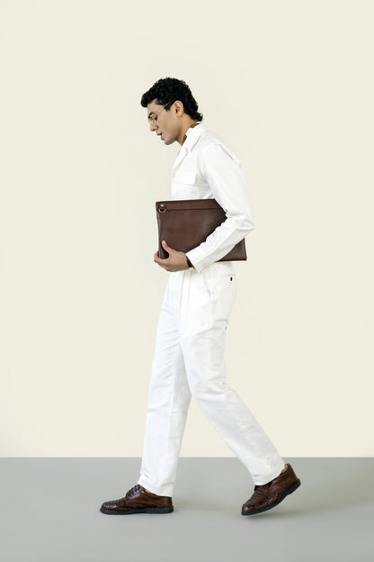 White italiano Linen Shirt