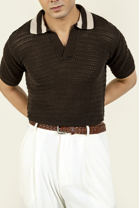 Noah Knitted Polo