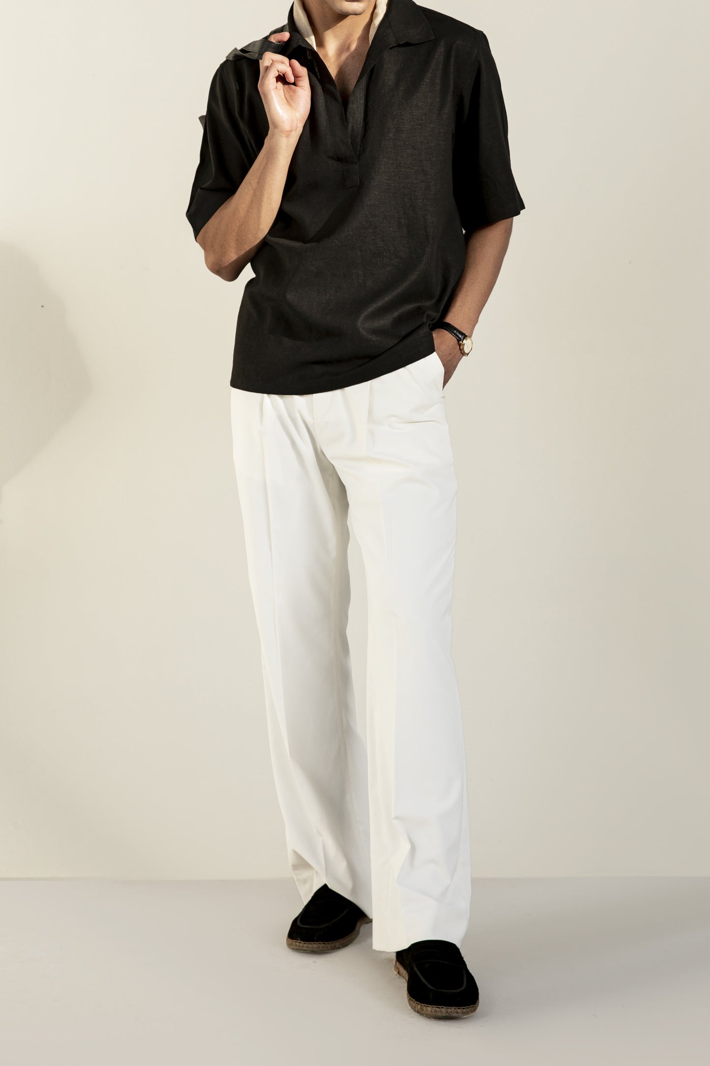 Linen Polo Shirt