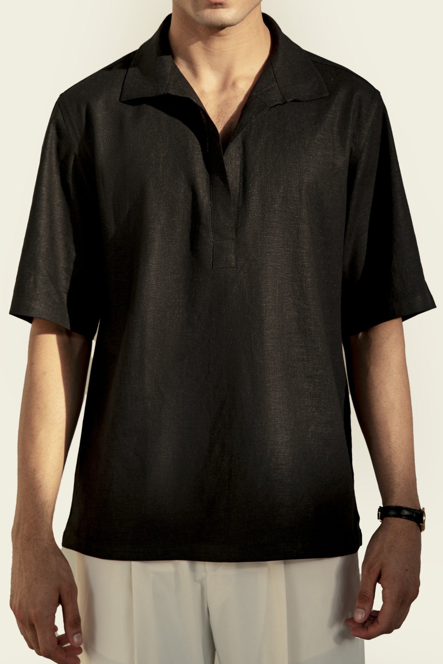 Linen Polo Shirt