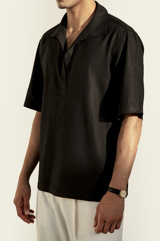 Linen Polo Shirt