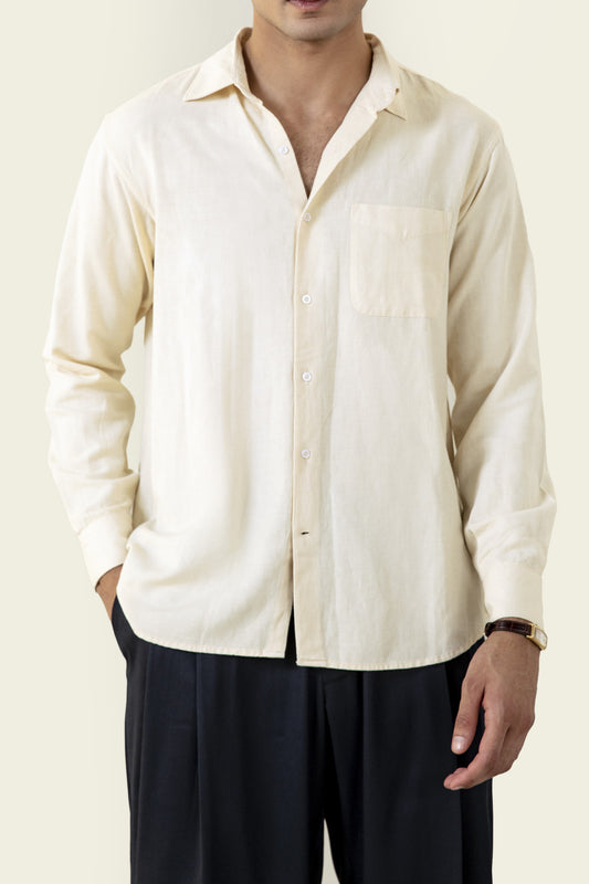 Butter Yellow Button Down Shirt