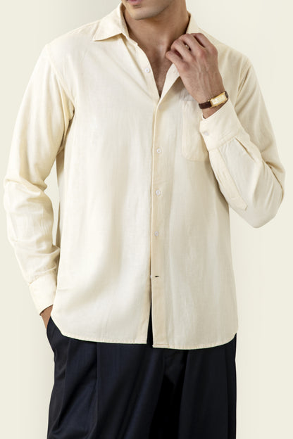 Butter Yellow Button Down Shirt